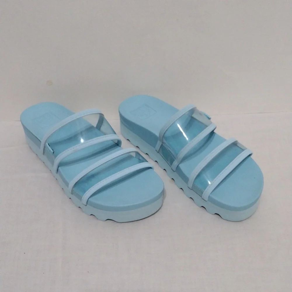Reef Vista Hi-Energy Platform Slip-on Slide Sandals US 7.5 Comfort Casual Summer